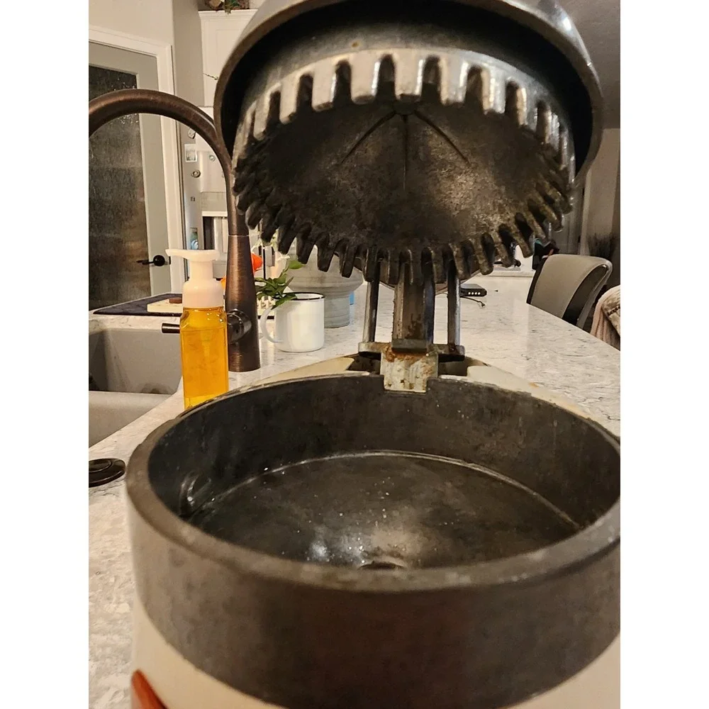 1940s Vintage RIVAL Juice O Mat Tilt Top Deco Manual Fruit Juicer MCM